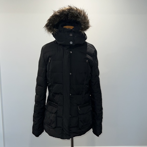 Long Tall Sally winter coat, black, size small - Picture 2 of 16